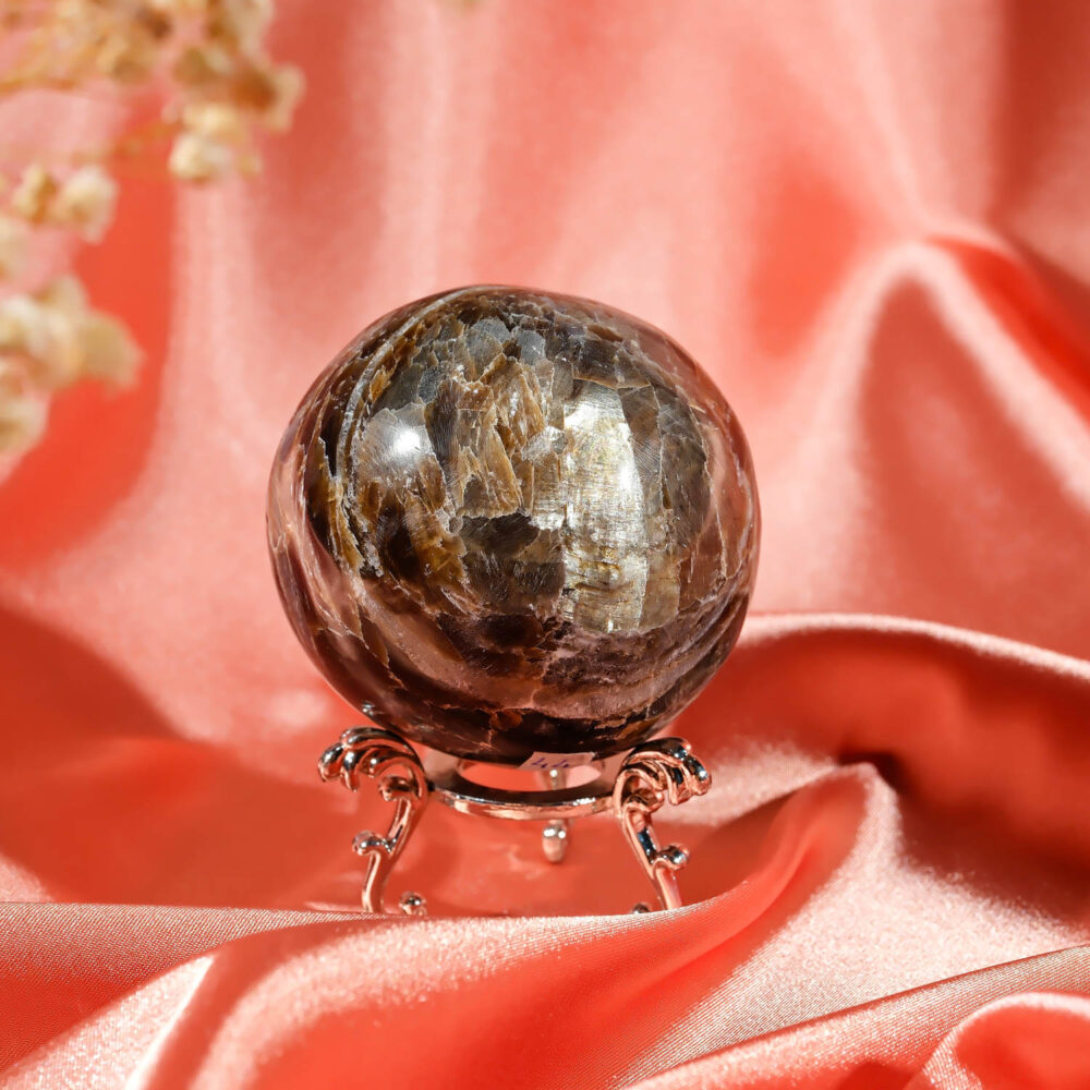 Selenit Aragonit Doğal Taş Küre