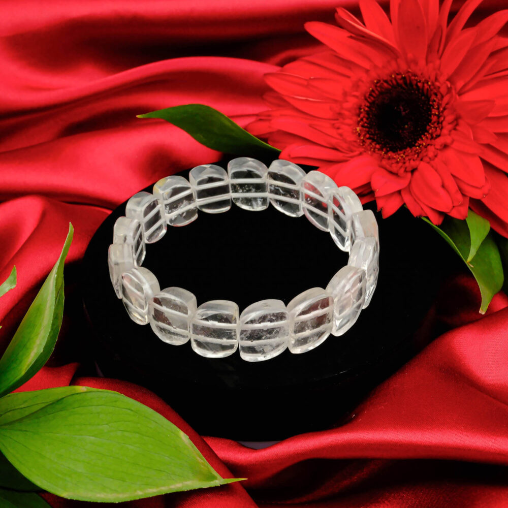 Kristal Kuvars Taşı Rolex Bileklik