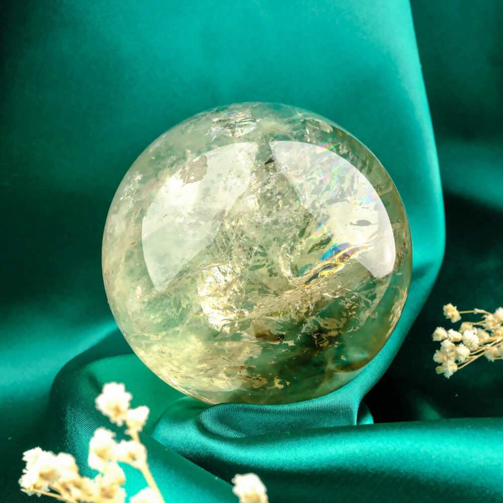 Dumanlı Kuvars Doğal Taş Küre