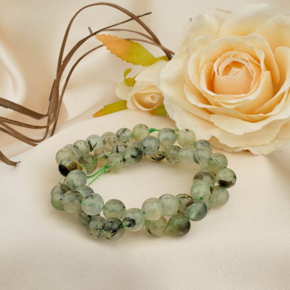 Prehnite (Prinayt) Doğal Taş Dizi (8mm)