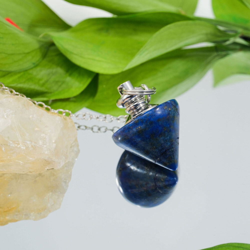 Lapis Lazuli Doğal Taş Pandül (Sarkaç)