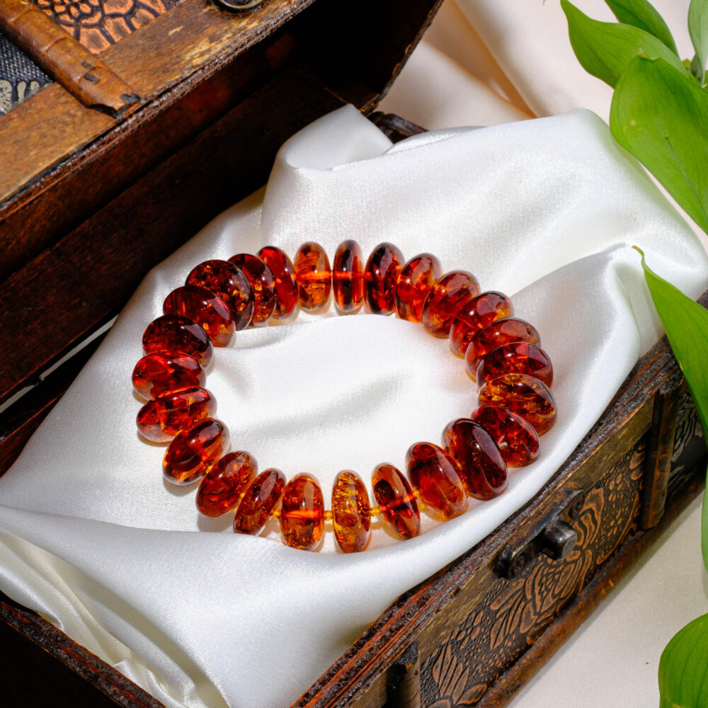 Orijinal Sertifikalı Yetişkin Kehribar Bileklik (16-18mm)