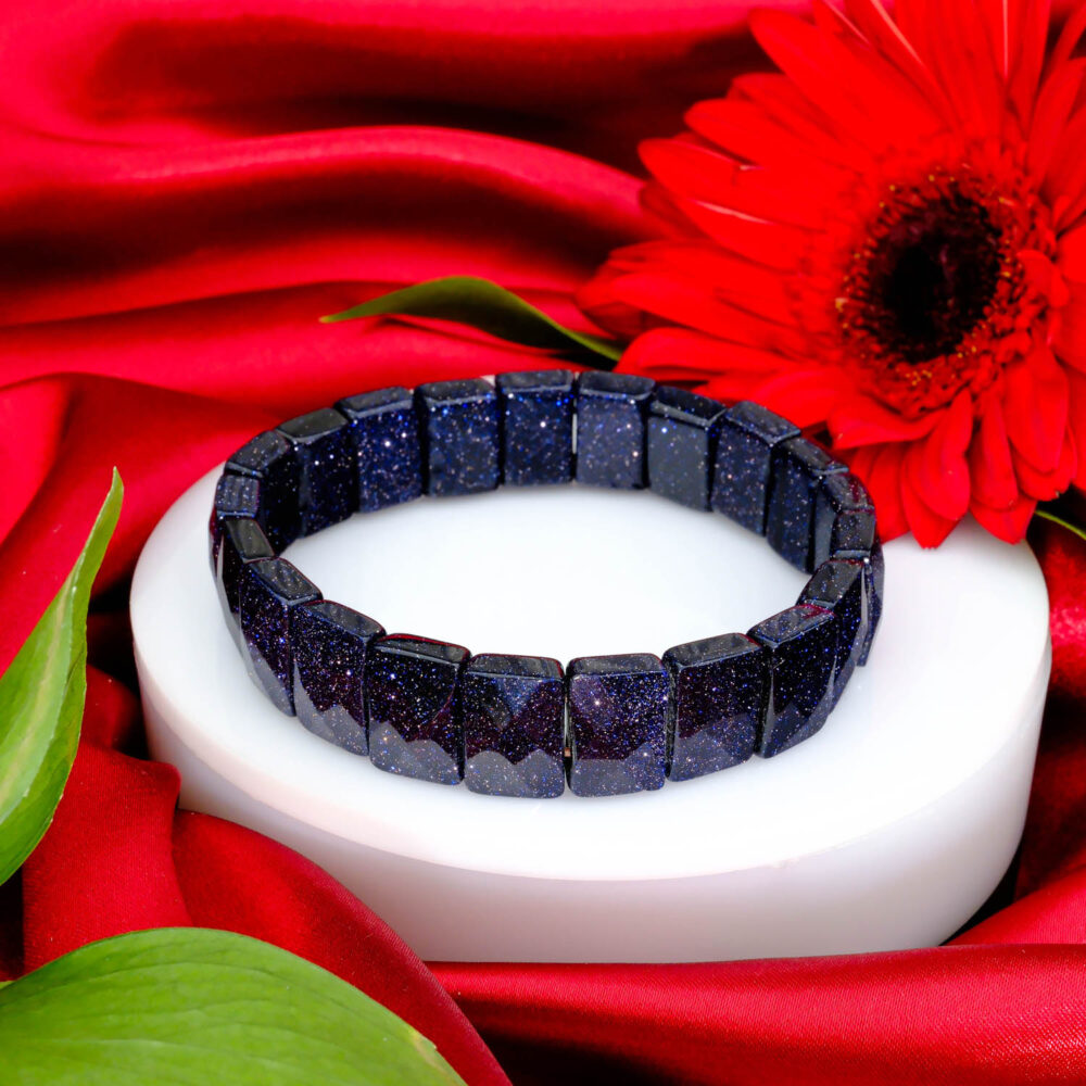 Lacivert Yıldız Doğal Taş Rolex Bileklik