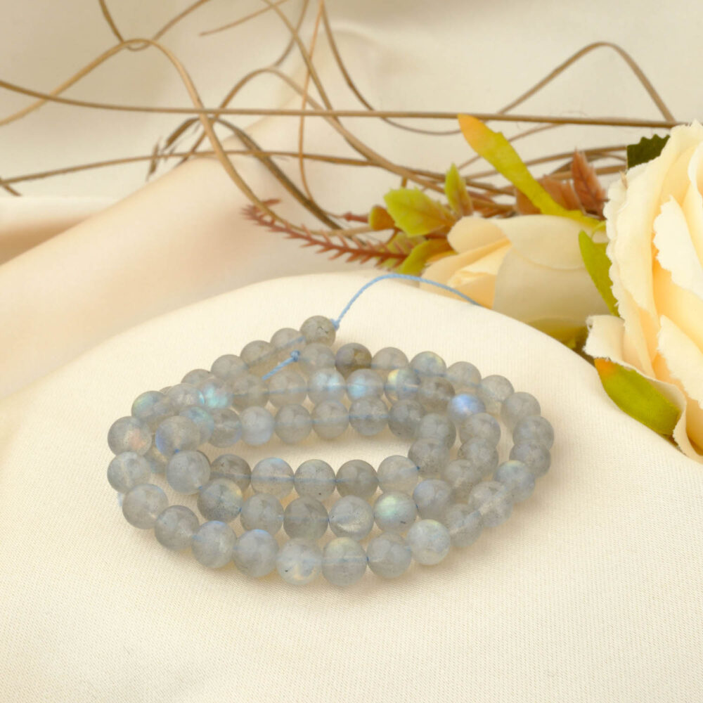 5A Kalite Labradorit Doğal Taş Dizi (6mm)