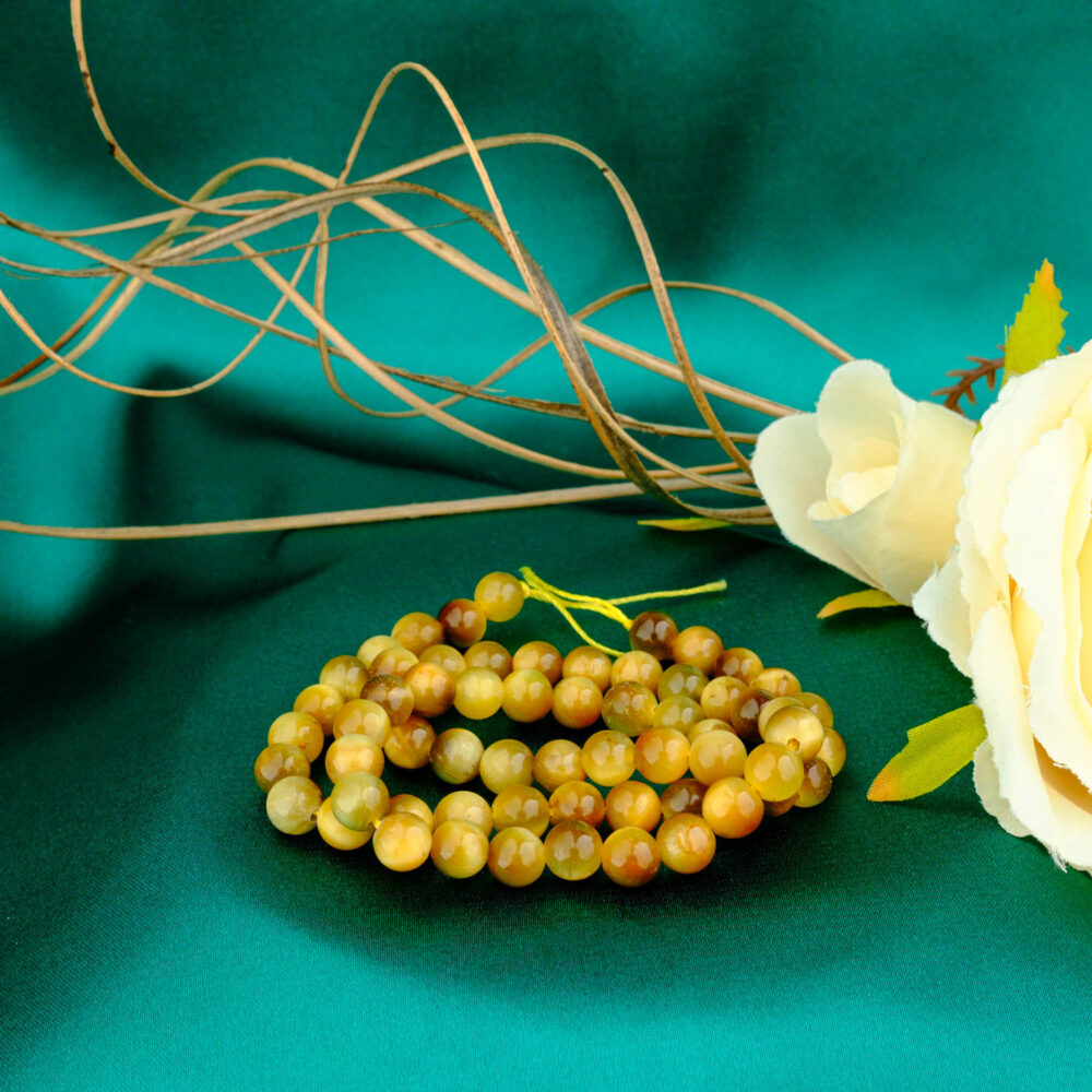 Sarı Kaplangözü Taşı Dizi (6mm)