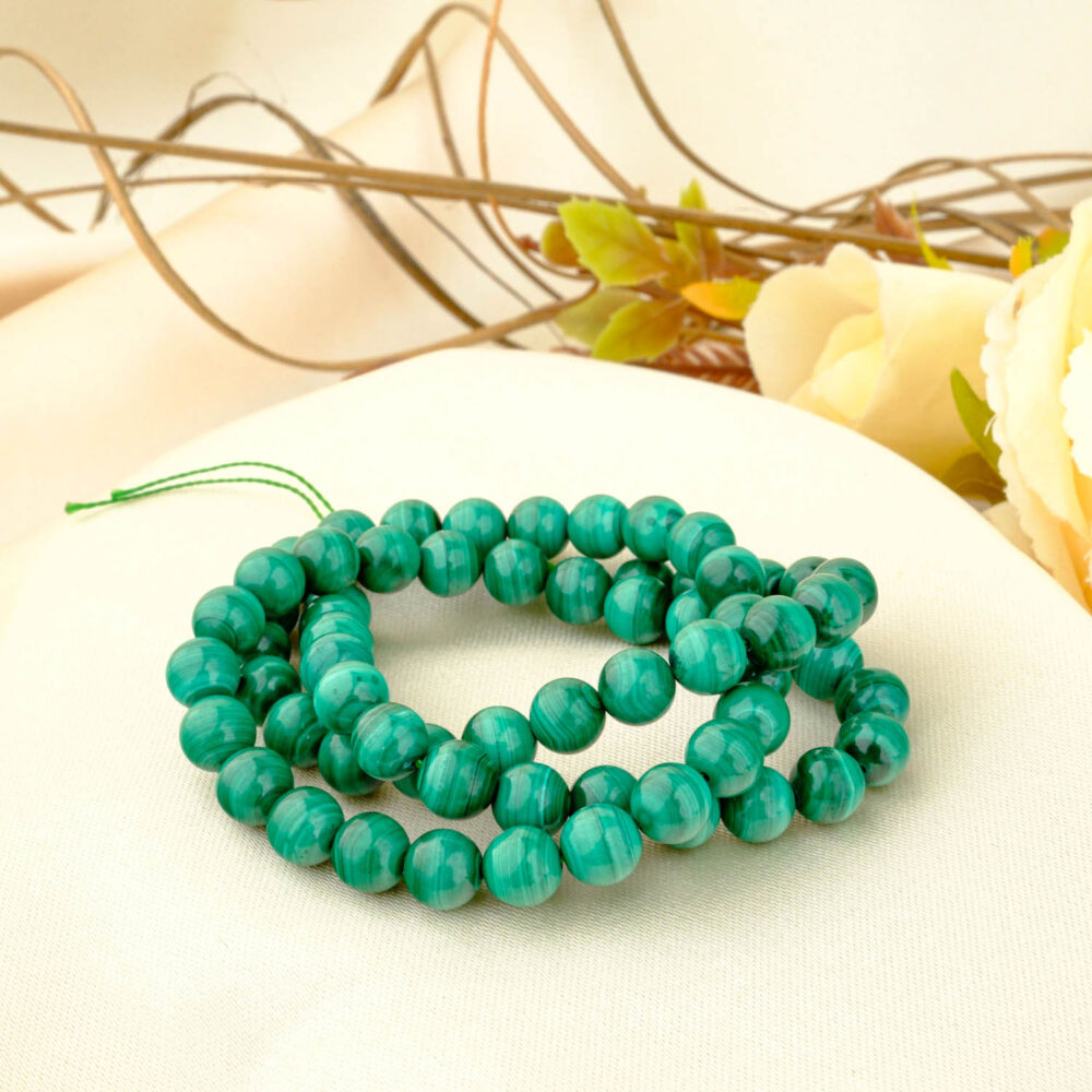 Malahit Doğal Taş Dizi (6mm)