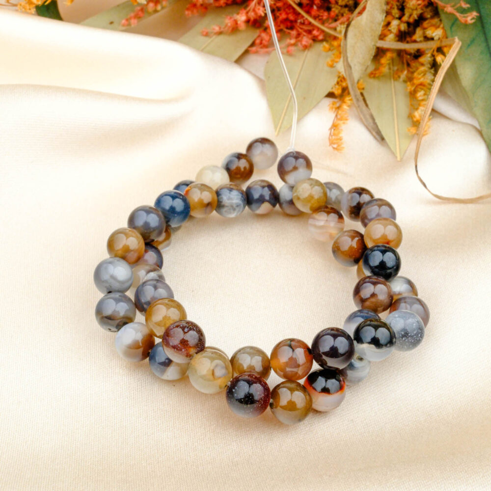 Akik Doğal Taş Dizi (8mm)