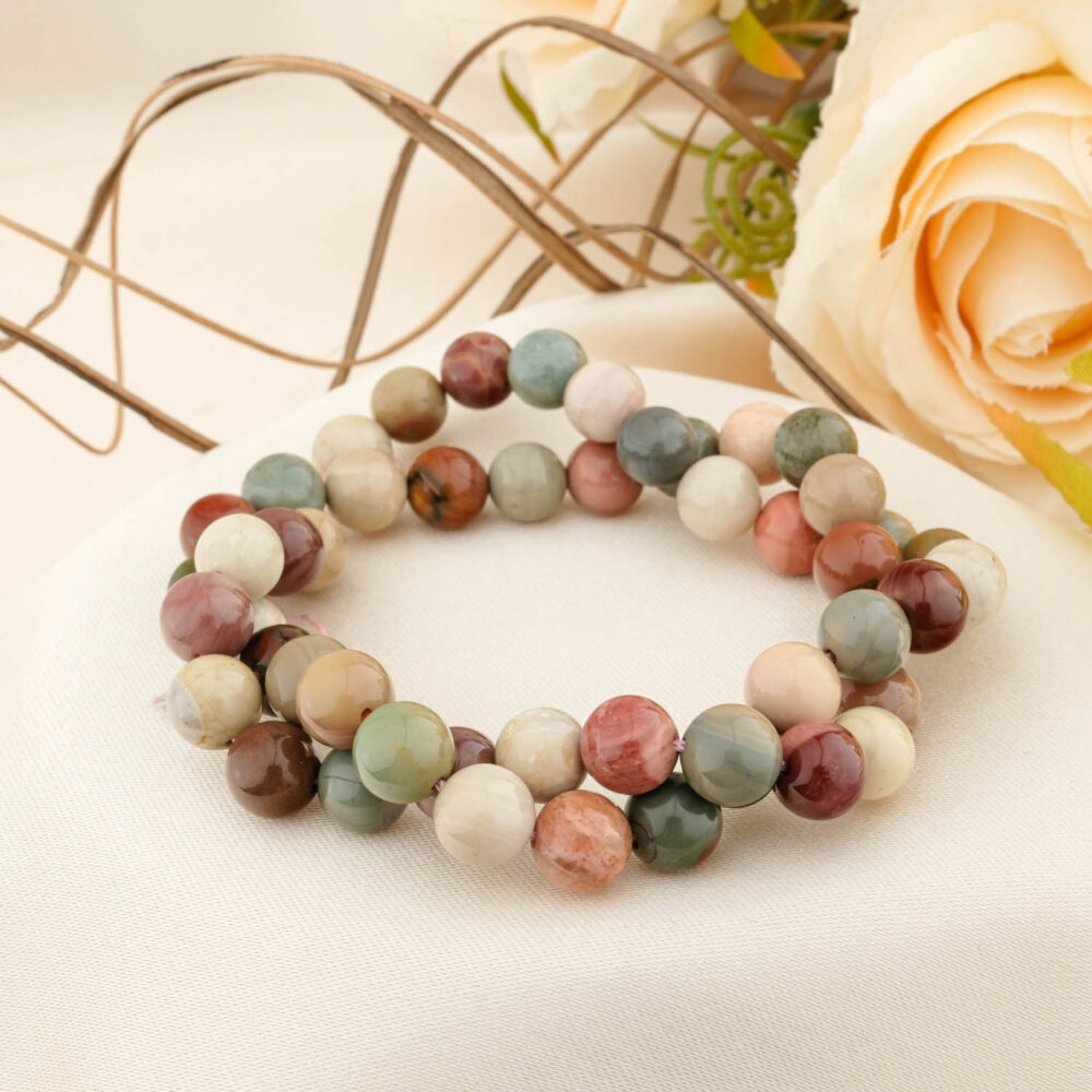 Alashan Agate Doğal Taş Dizi (8mm)