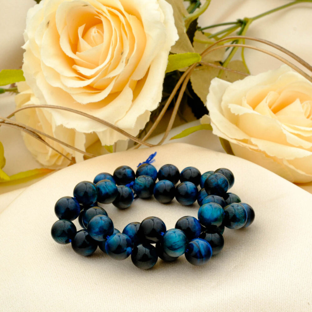 Mavi Kaplangözü Taşı Dizi (8mm)