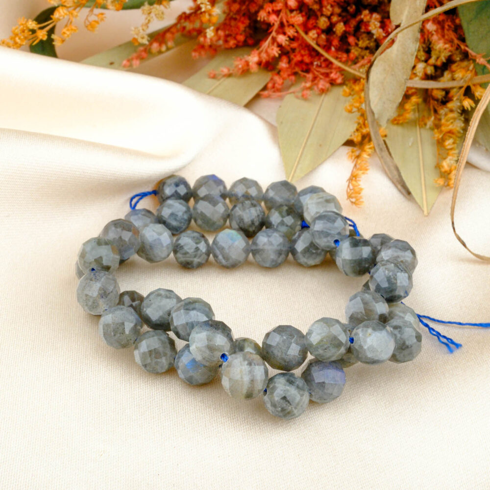 AAA Kalite Labradorit Doğal Taş Faset Kesim Dizi (8mm)