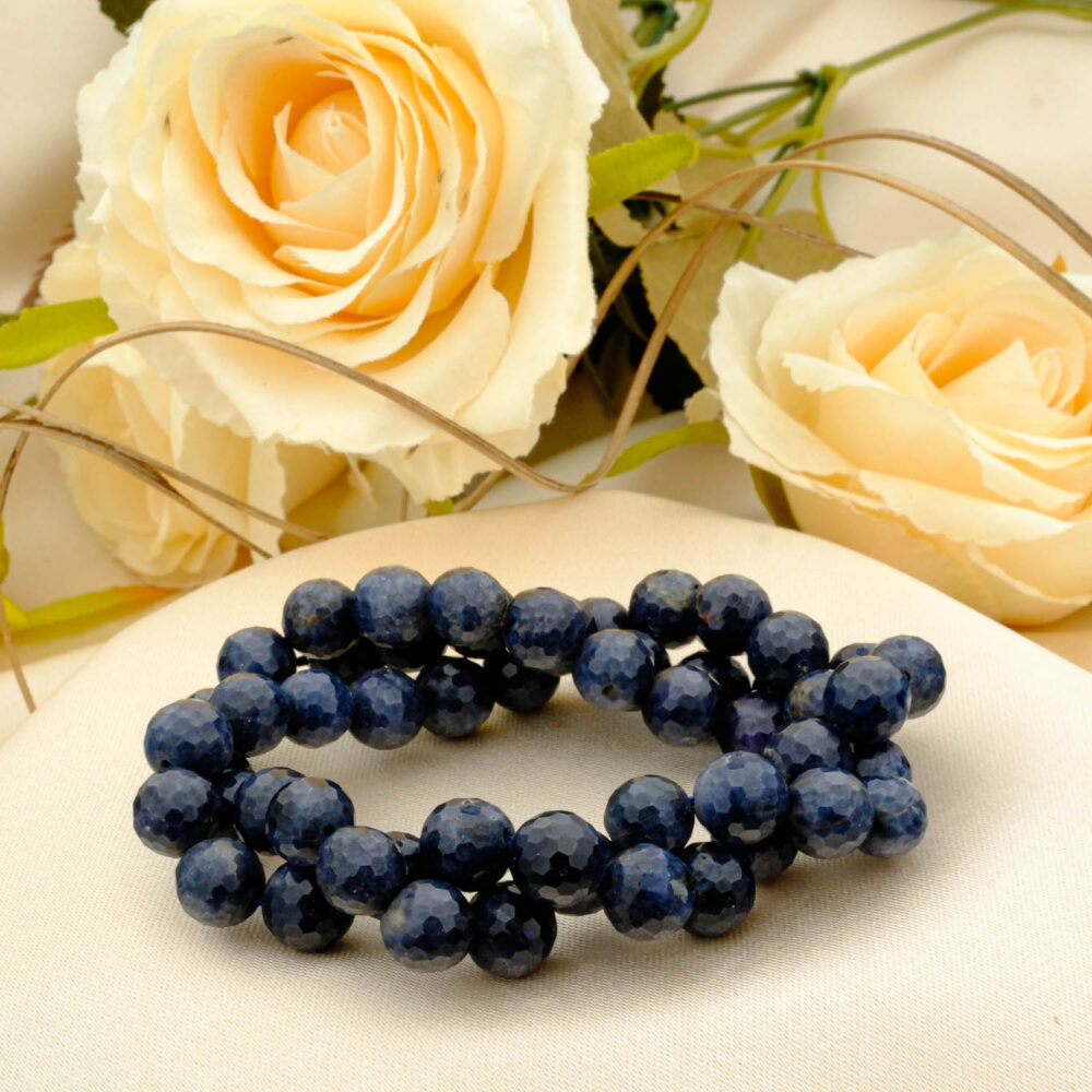 Safir Doğal Taş Faset Kesim Dizi (8mm)