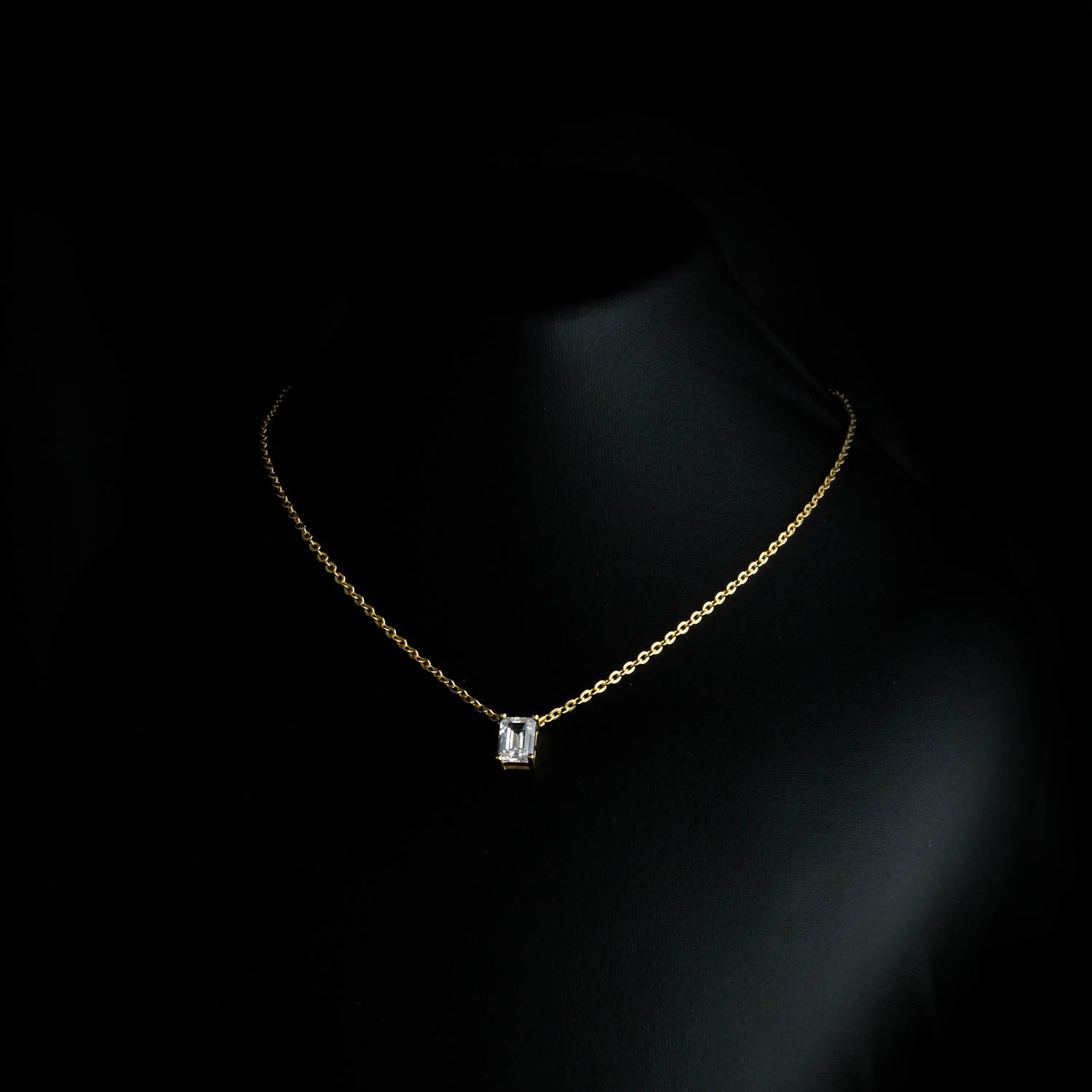 Orijinal Swarovski Taşlı 925 Ayar Gümüş kolye1-3