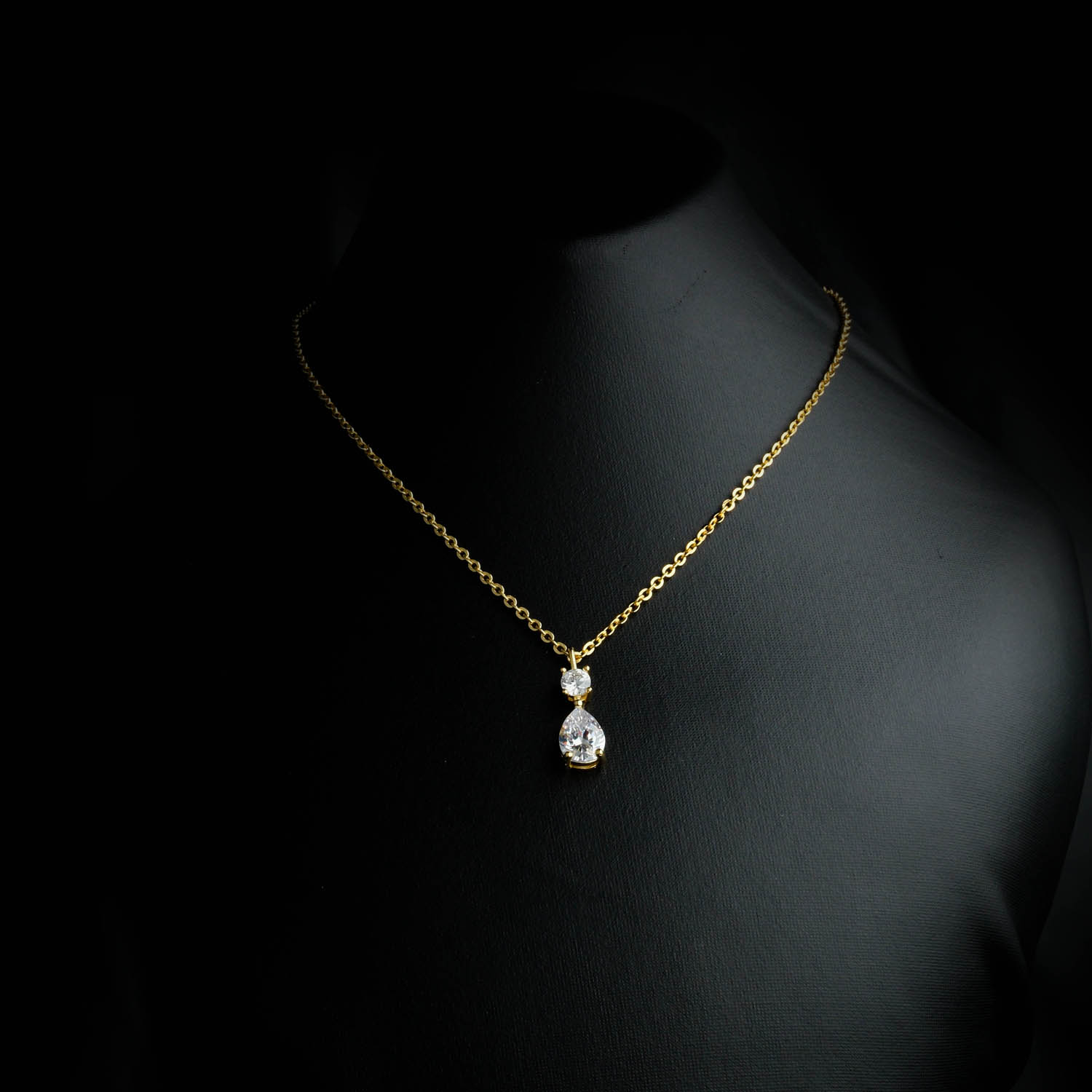 Orijinal Swarovski Taşlı 925 Ayar Gümüş kolye6-3