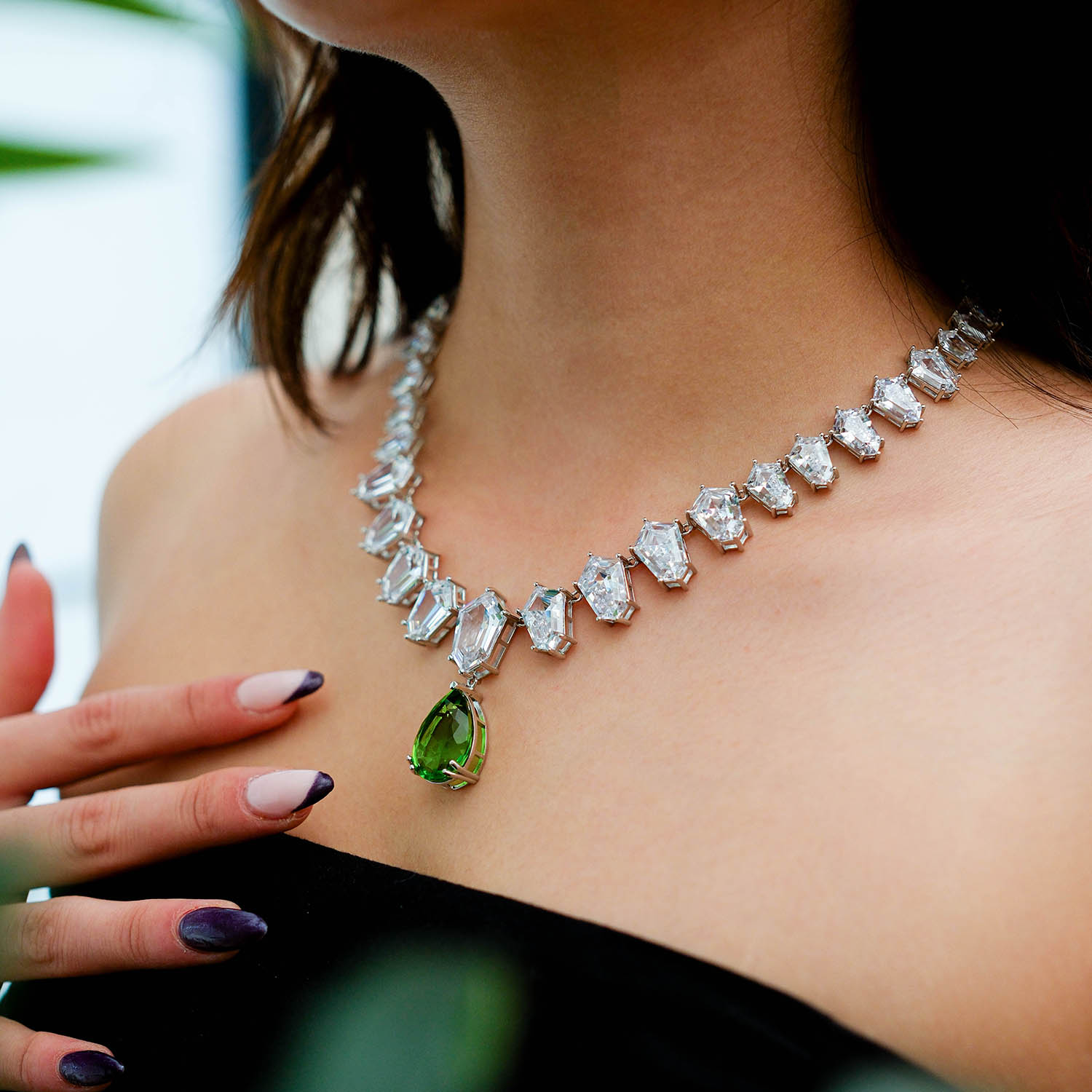 Swarovski taş süslemeli Gerdanlık1-0