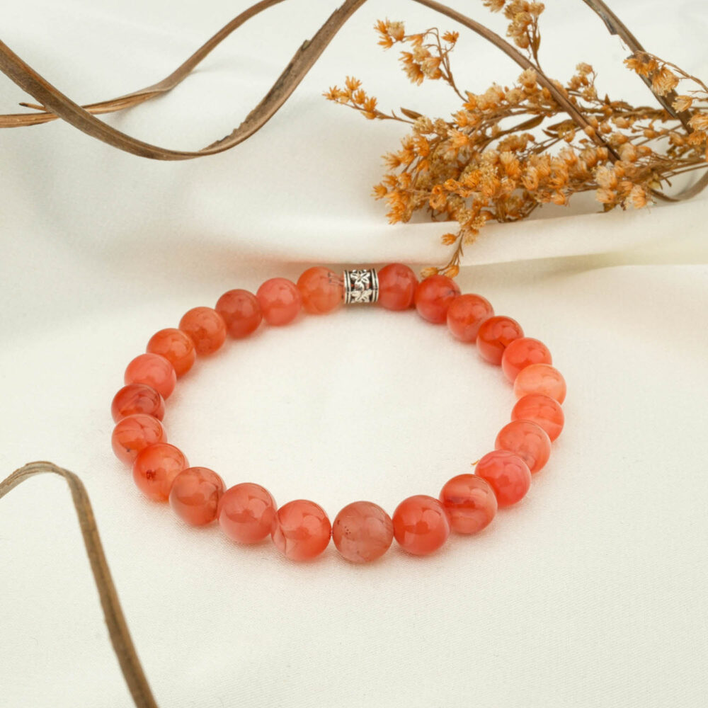 Yemen Akik Doğal Taş Bileklik (8mm)