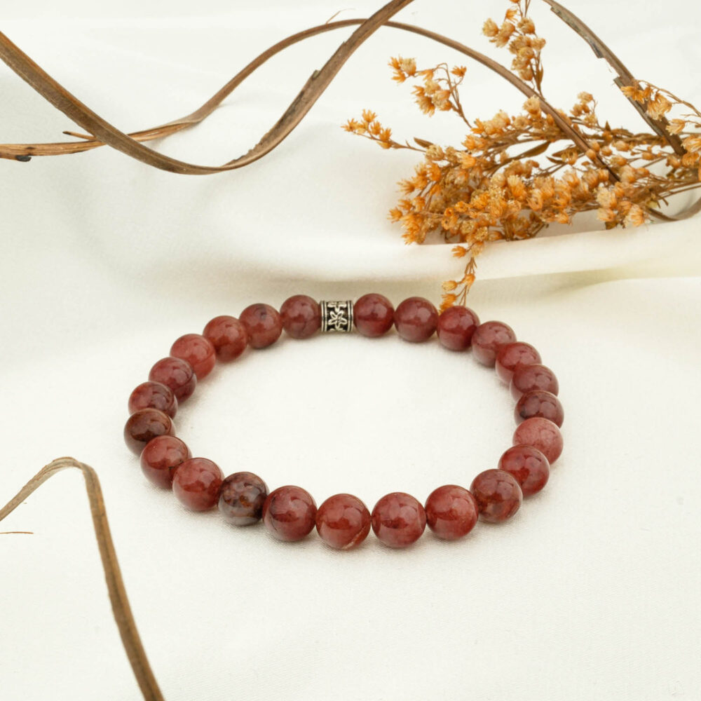 Çilek Kuvars Taşı Bileklik (8mm)