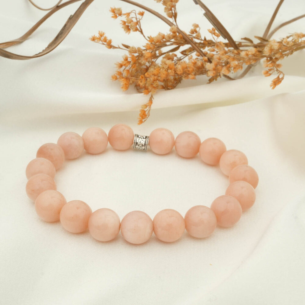 4A Kalite Güneş Doğal Taş Bileklik (10mm)