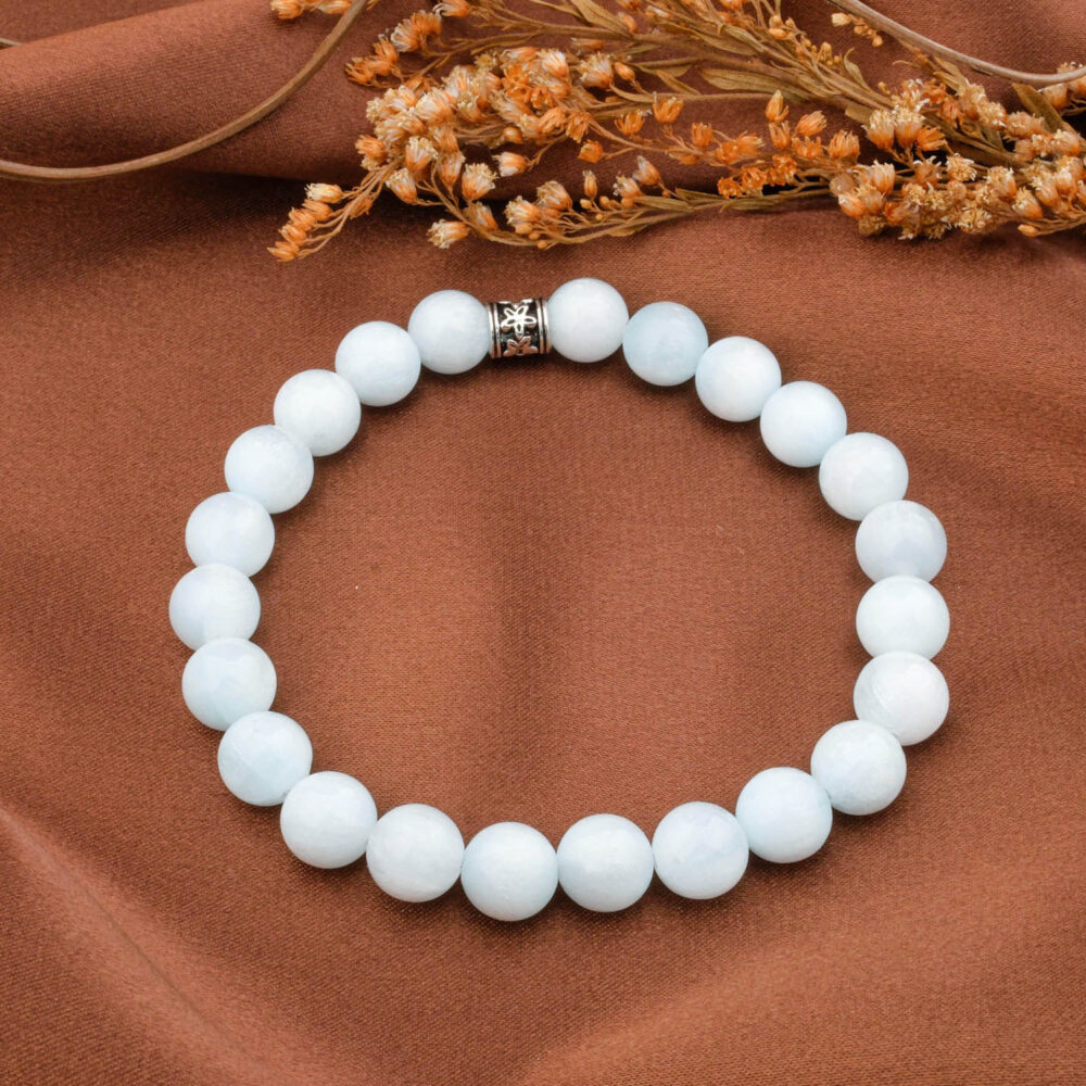 5A+Kalite Hemimorfit Taşı Bileklik (8mm)