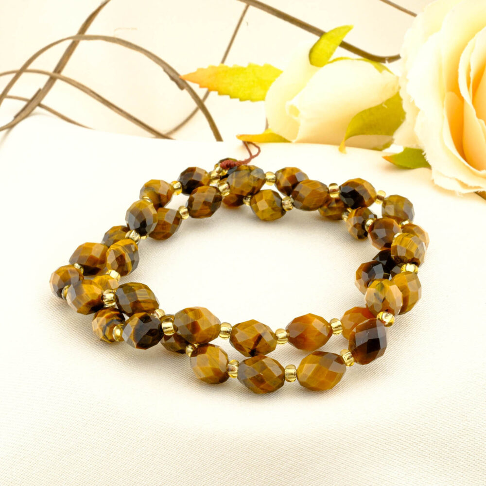 Oval Faset Kesim Kaplangözü Doğal Taş Dizi