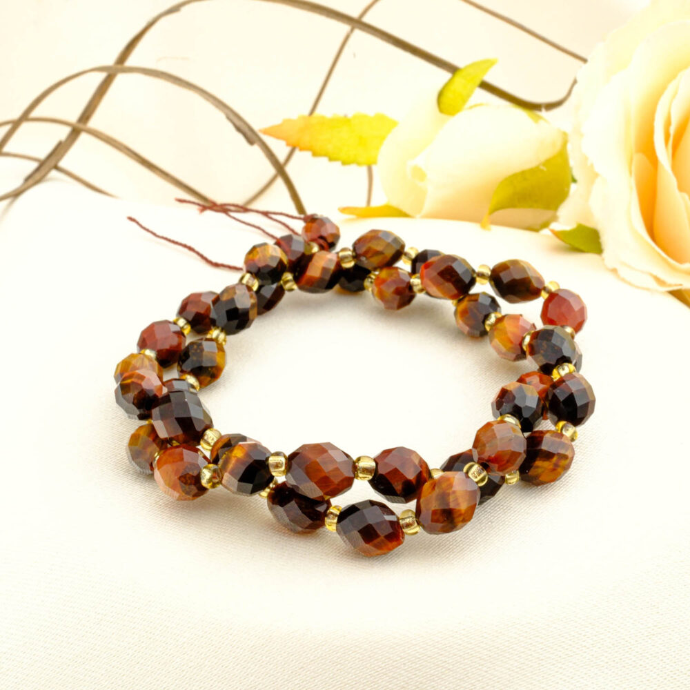 Oval Faset Kesim Kaplangözü Doğal Taş Dizi