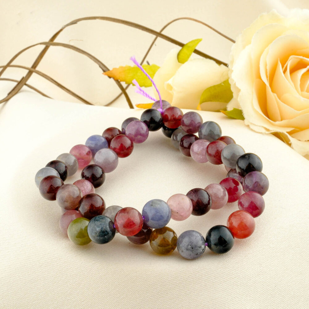 Renkli Spinel Doğal Taş Dizi (8mm)