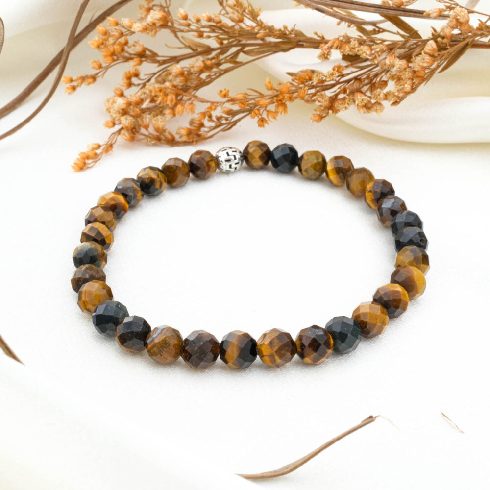 Kaplangözü Doğal Taş Faset Kesim Bileklik (6mm)