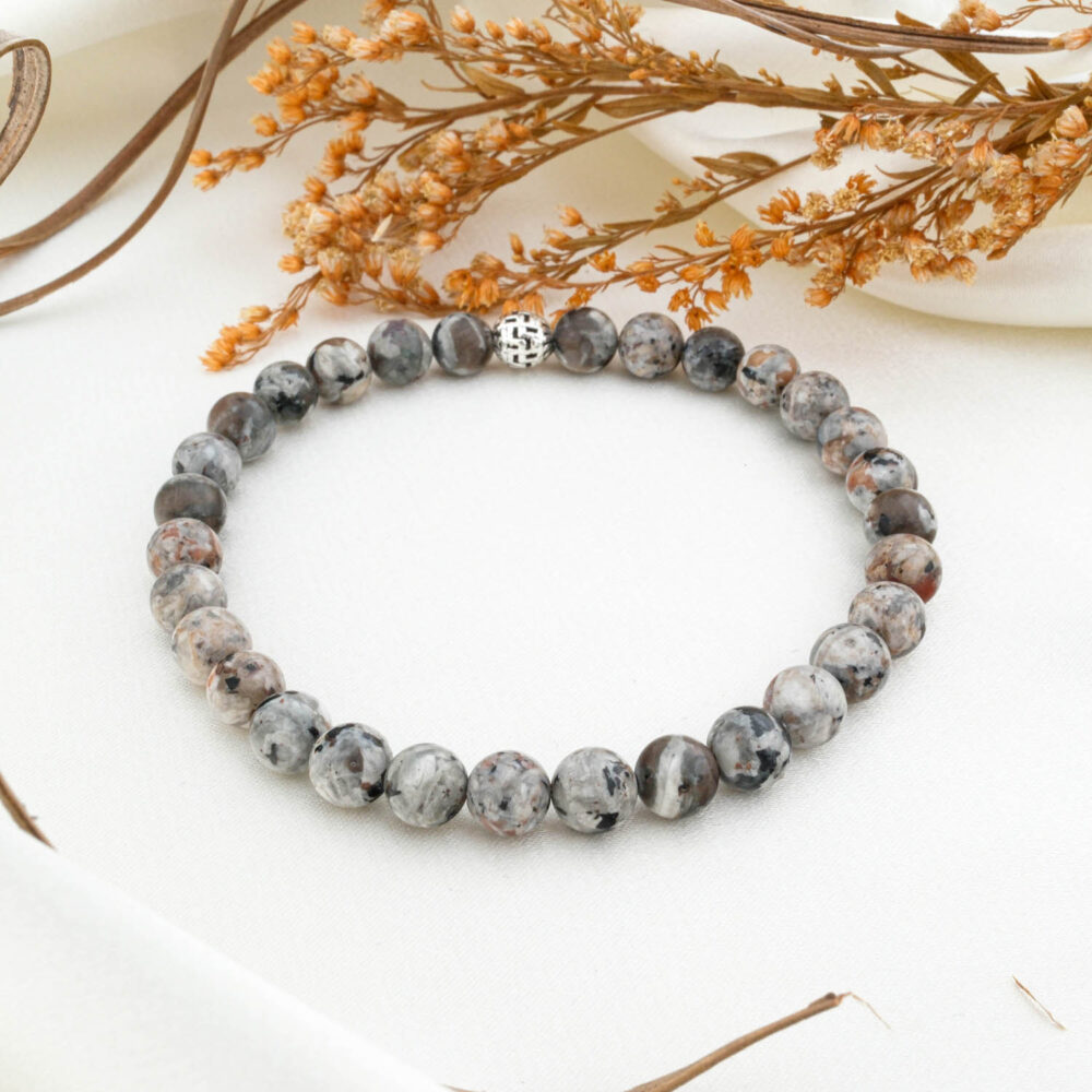 Yooperlite (Ateş Sodalit) Doğal Taş Bileklik (6mm)