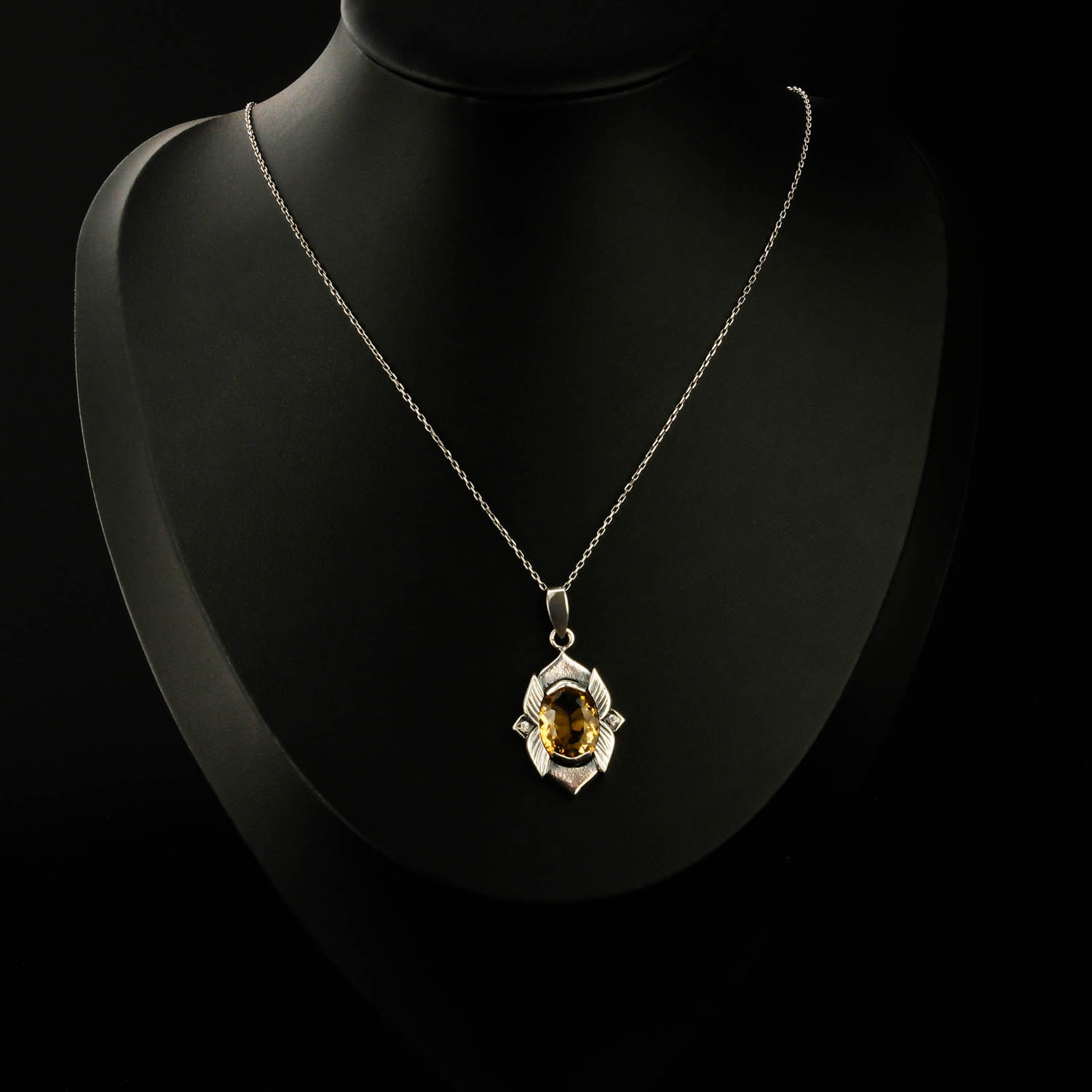 konya-dogaltas-evi-dogal-tas-sitrin-925-ayar-gumus-el-yapimi-unisex-kolye