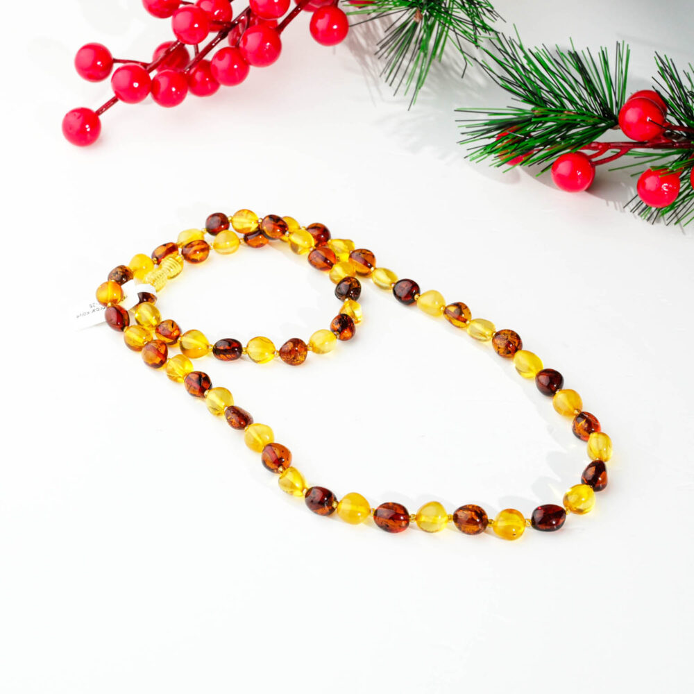 Orijinal Sertifikalı Kehribar Yetişkin Kolye