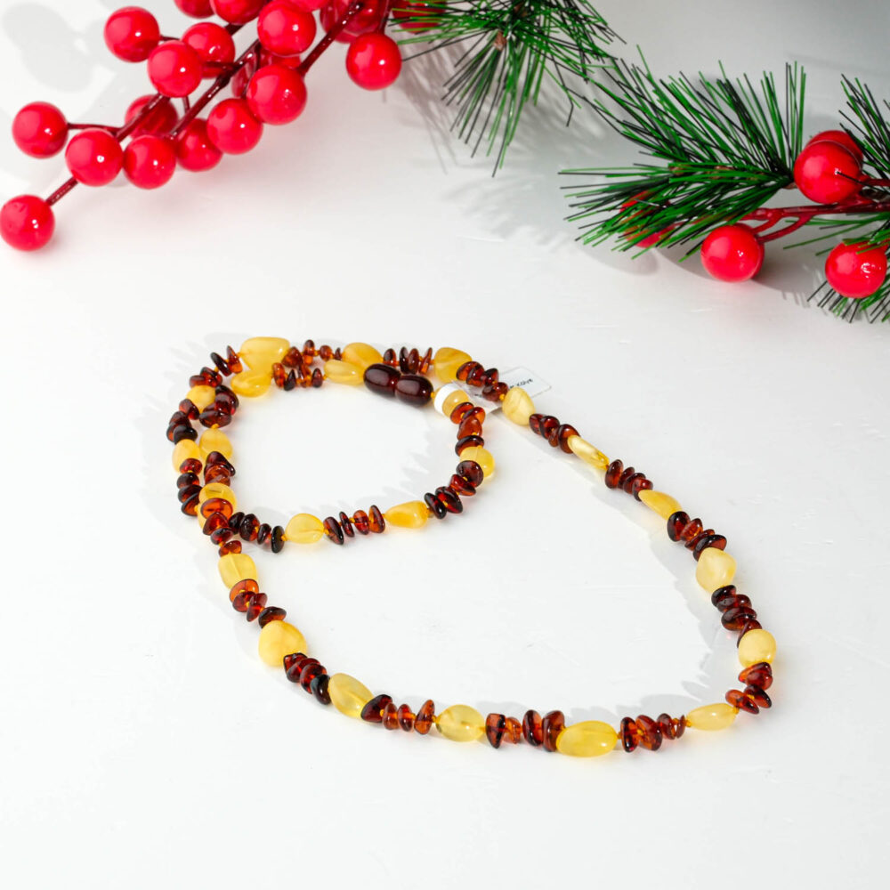 Orijinal Sertifikalı Kehribar Yetişkin Kolye