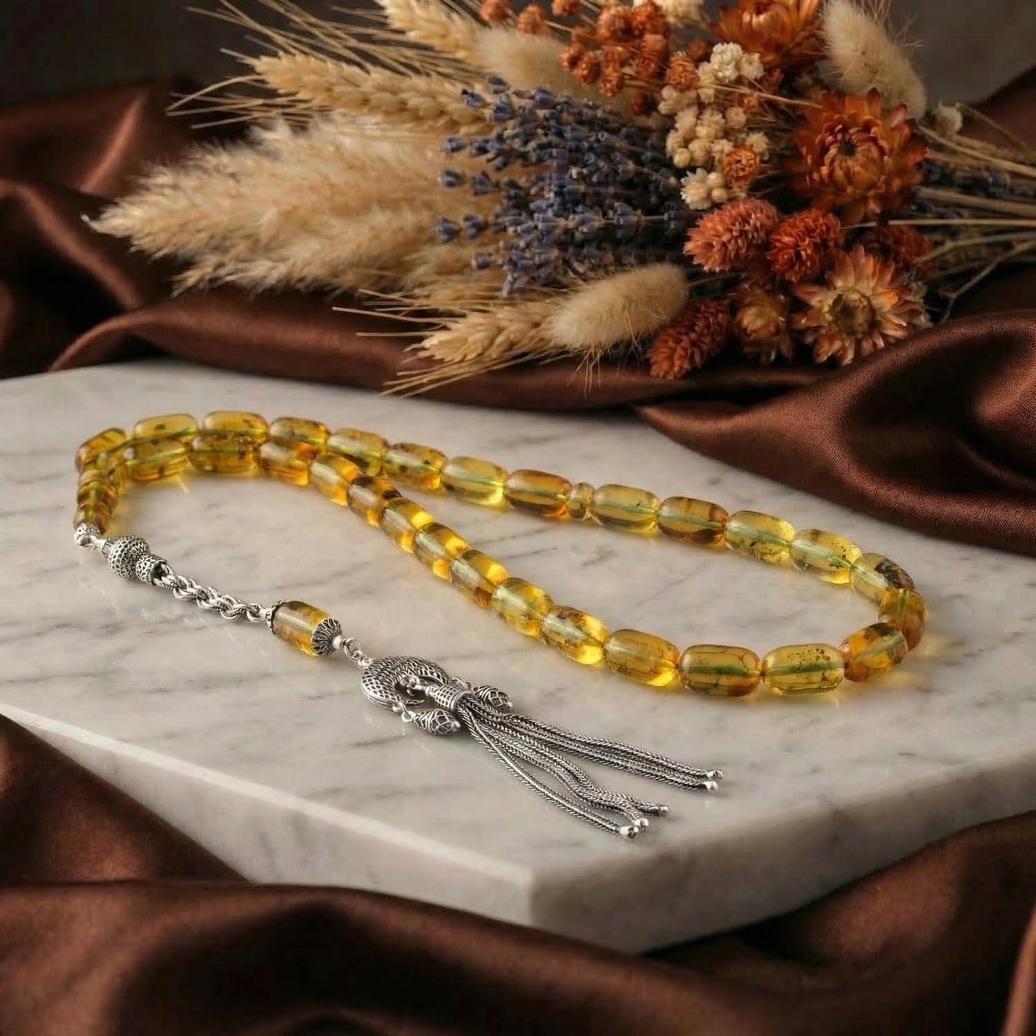 konya-dogaltas-evi-modern-33luk-kehribar-kapsul-kesim-dogal-tas-gumus-tasarim-tesbih-takisi