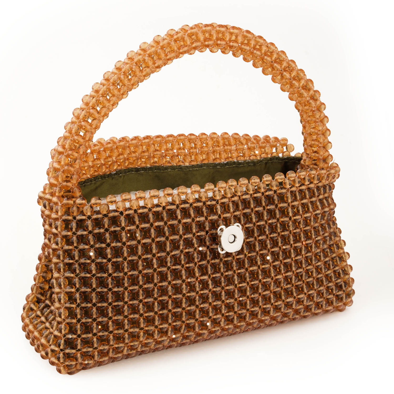 handgefertigte-zultanit-naturstein-tasche Bolso de lujo de piedra natural hecho a mano con aproximadamente 2300 piezas de piedras de zultanita de talla faceta de 7 mm que cambian de color según la luz.