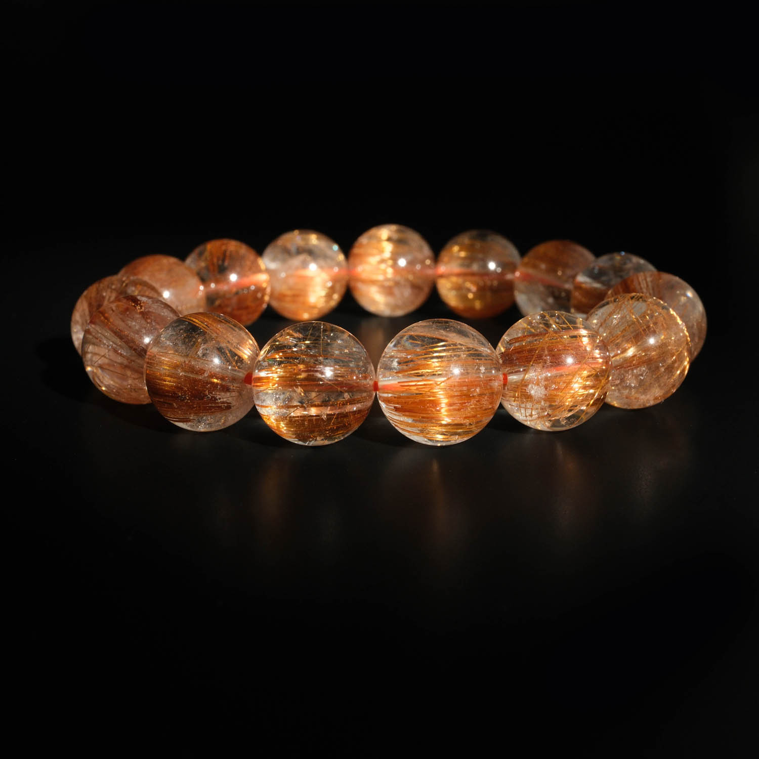 orijinal-10a-vip-kalite-bakir-altin-rutil-kuvars-dogal-tas-bileklik-14mm سوار ملكي فاخر مرصع بحجر الكوارتز الروتيل الذهبي النحاسي الطبيعي الأصلي درجة 10A+ VIP مع شهادة.